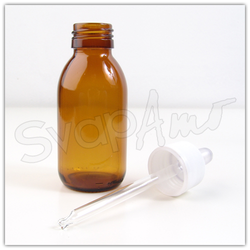 Bottiglia in vetro 100ml con contagocce